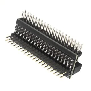 Tarjeta Adaptadora de Pines GPIO para Raspberry Pi 5 Hembra/Doble Macho en L