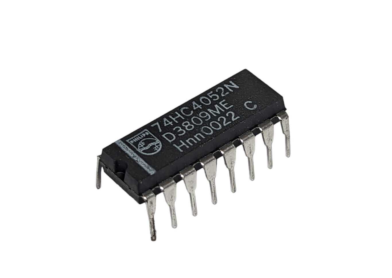 Circuito Integrado 74HC4052N Multiplexor Analógico Dual DIP-16 74hc4052n-multiplexor-analogico-dual-dip16