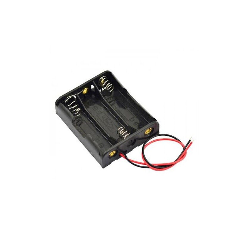Porta Pila AA x3 con Cable Porta Pila AA x3 con Cable