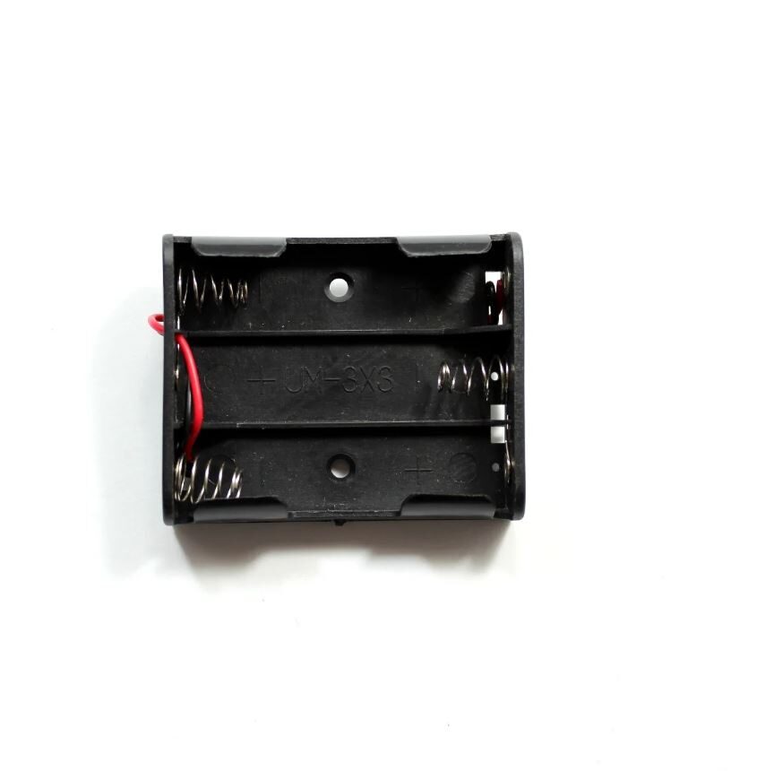 Porta Pila AA x3 con Cable Porta Pila AA x3 con Cable - Imagen 2