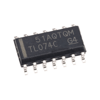 Amplificador Operacional TL074CDT SMD Cuádruple Canal BiFET