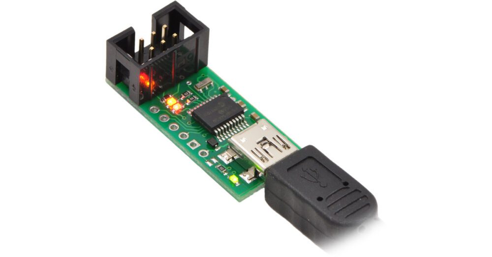 Programador AVR Pololu 1300 con función SLO-scope y USB-TTL