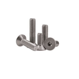 Tornillo Avellanado M3 Acero Inoxidable Allen Paquete x10