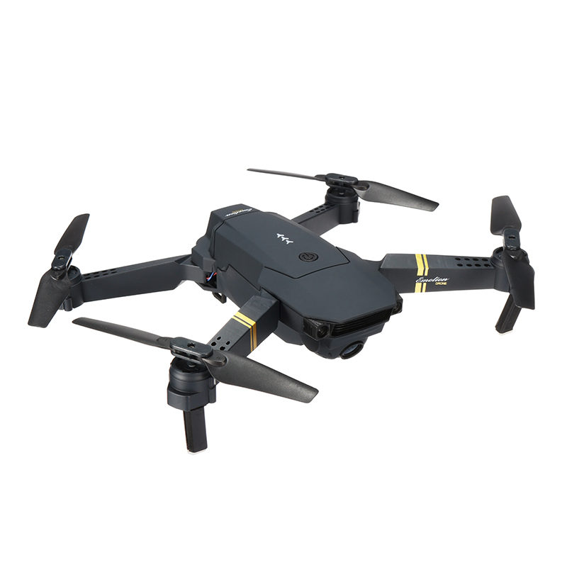 Drones con cámara para adultos principiantes y niños, dron E58 plegable con  cámara HD 1080P, cuadricóptero RC - video en vivo FPV, retención de