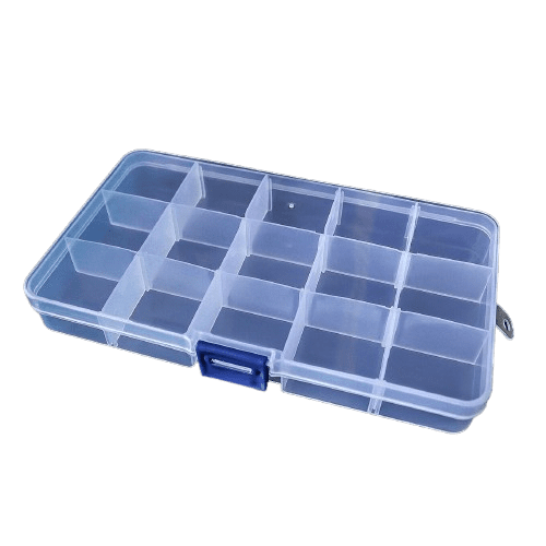 Caja Organizadora 15 Compartimientos Transparente - Imagen 3