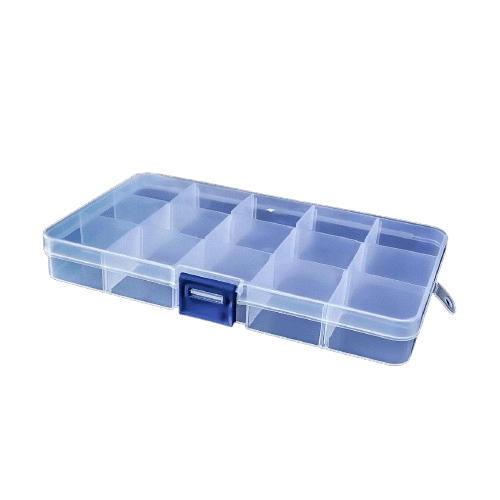 Caja Organizadora 15 Compartimientos Transparente - Imagen 2