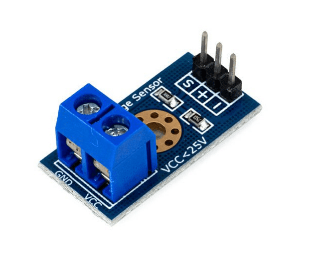 Módulo Sensor de Voltaje DC 0–25V con Salida Analógica
