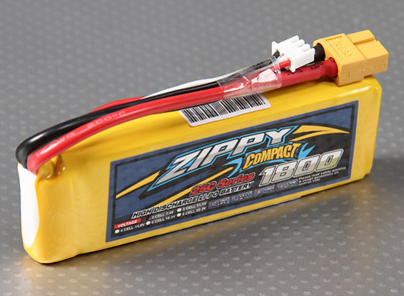 Batería Lipo ZIPPY 1800mAh 2S 25C