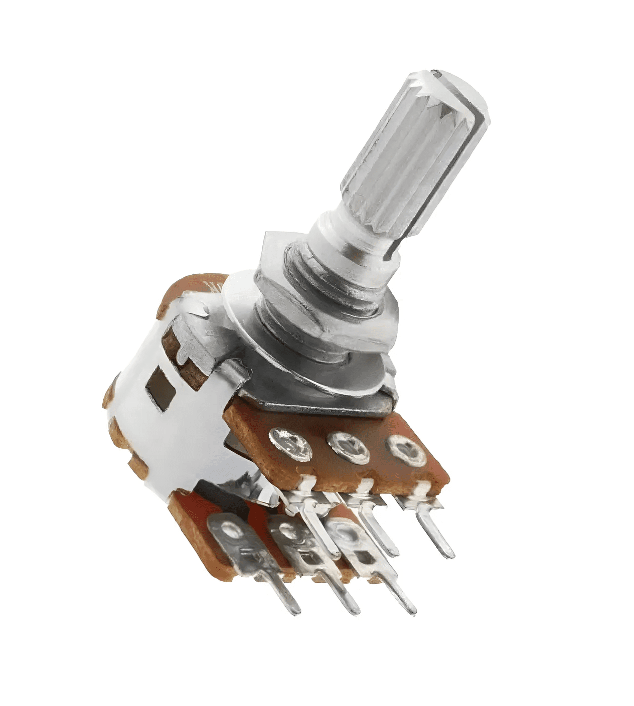 Potenciómetro De Perilla Dual A10K - Imagen 2