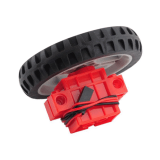 Servomotor rojo + rueda Micro:bit