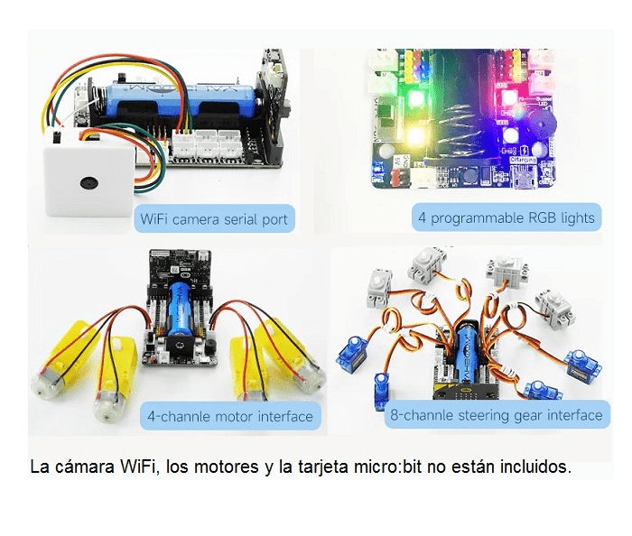 Placa de Expansión Superbit V2.0 Yahboom para Micro Placa de Expansión Superbit V2.0 Yahboom para Micro - Imagen 3