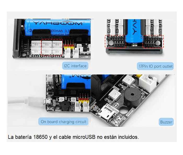 Placa de Expansión Superbit V2.0 Yahboom para Micro Placa de Expansión Superbit V2.0 Yahboom para Micro - Imagen 4