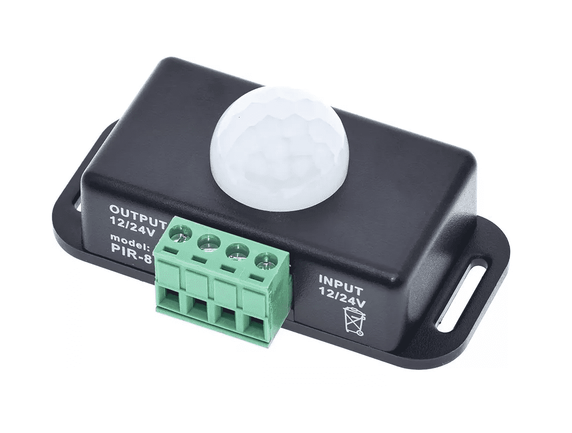 Módulo PIR-8 Sensor de Movimiento Infrarrojo 6A 12V-24V Módulo PIR-8 Sensor de Movimiento Infrarrojo 6A 12V-24V
