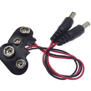 clip batería 9V con conector
