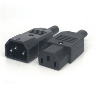 Conector IEC320 - Macho y Hembra