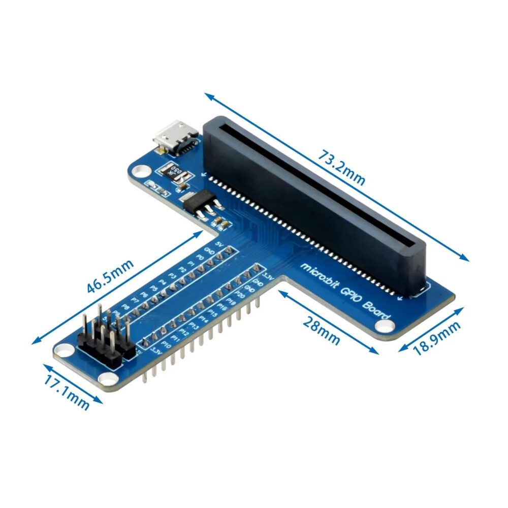 Placa de Extensión GPIO para Micro:bit tipo T - Imagen 4