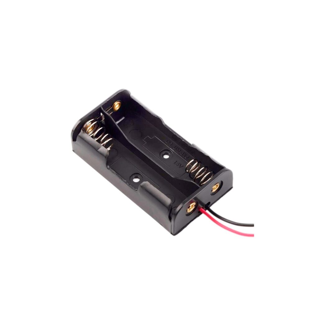 Porta Pila AAx2 con Cable - Imagen 3