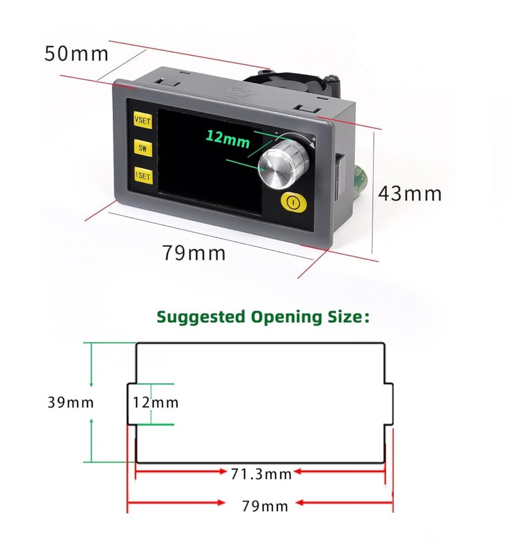 Módulo SK120 Buck Boost Ajustable CNC - Imagen 4