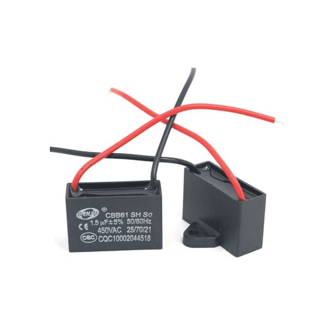Condensador CBB61 450V para arranque de ventilador Condensador CBB61 450V para arranque de ventilador - Imagen 3