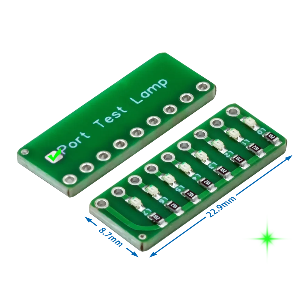 Indicador LED de 8 segmentos para prueba de puerto - Imagen 2