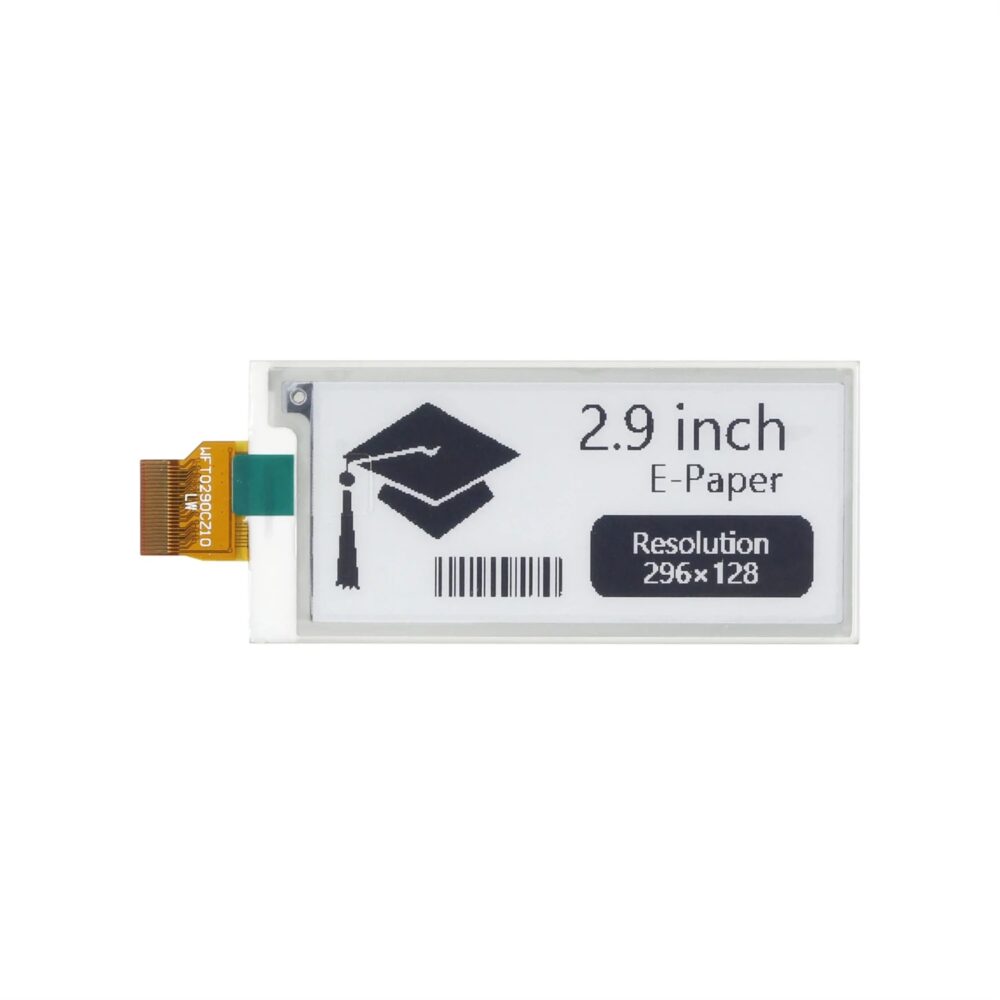 Pantalla de tinta E-PAPER WFT0290CZ10 2.9 pulgadas