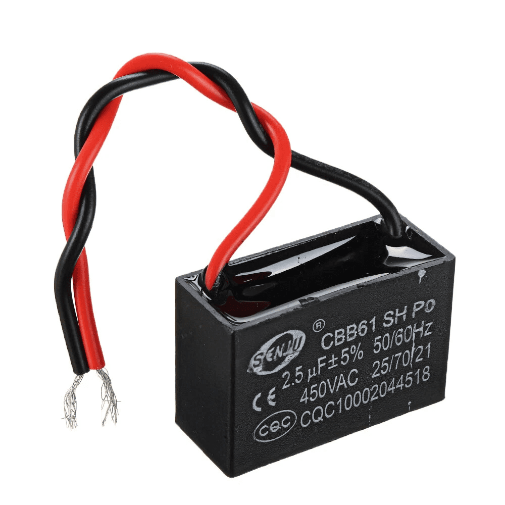 Condensador CBB61 450V para arranque de ventilador Condensador CBB61 450V para arranque de ventilador - Imagen 2