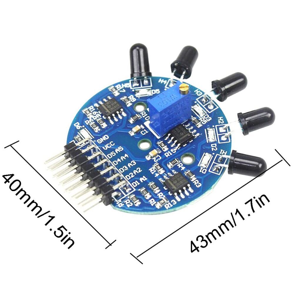 Módulo de Sensor de llama de 5 vías - Imagen 2