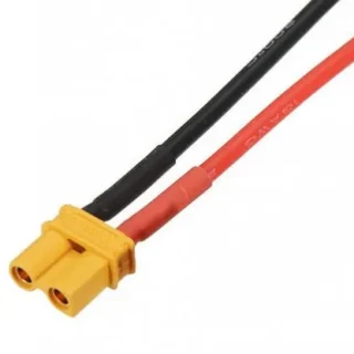 Conector macho/hembra XT30 con cable de silicona 16AWG - Hembra