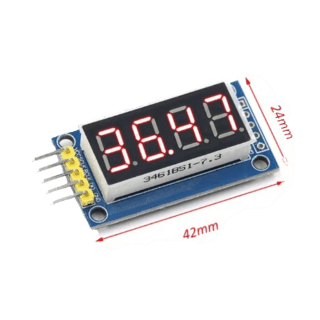Módulo display LED 4 bits TM1637