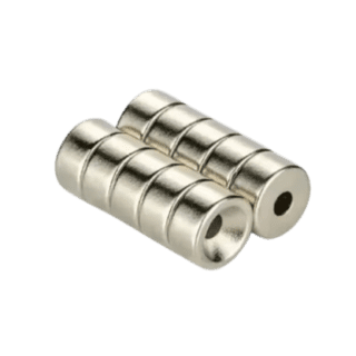 Imán de neodimio N50 10x5 mm con orificio