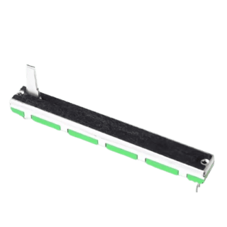 Potenciómetro deslizante B10K 75mm doble canal