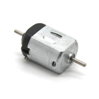 Motor Pequeño DC Doble Eje 12V – Compacto y versátil para proyectos electrónicos