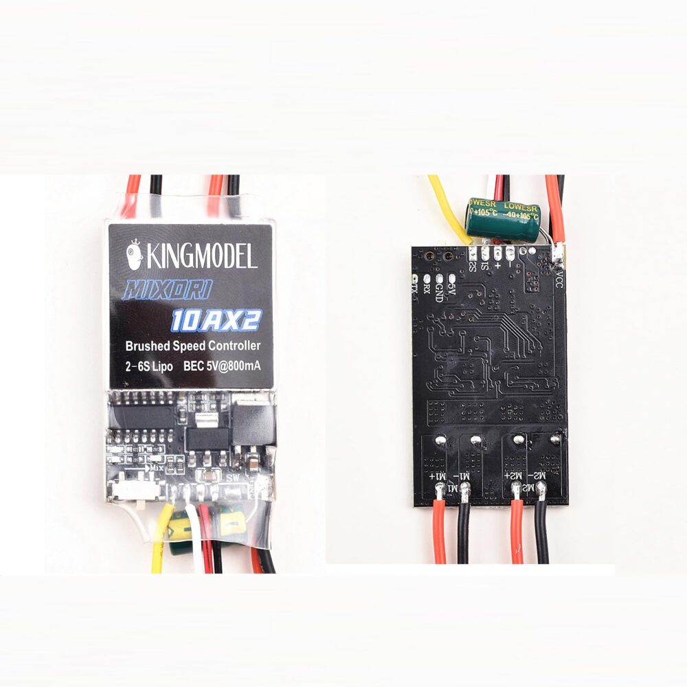ESC 10A KINGMODEL bidireccional para LiPo 2S–6S - Imagen 4