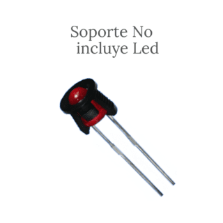 Portaled - Soporte LED 3mm y 5mm con clip