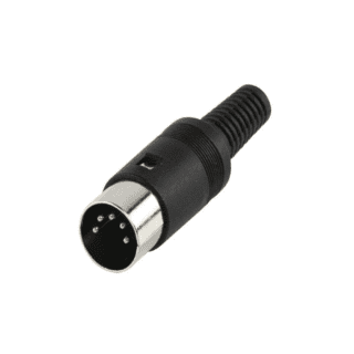 Conector Plug DIN 5 pines macho aéreo