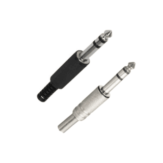Plug - Jack 1/4 estéreo (Metal o Plástico)