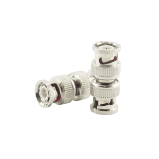 Unión BNC macho–macho (Conector adaptador)
