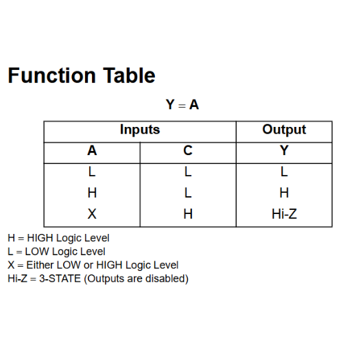 buffer triestado Cuádruple 74LS125A - Imagen 3