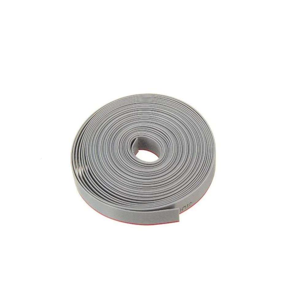 Cable Jumper Plano Cinta Ribbon Gris 10/14/16 Hilos x Metro - Imagen 2