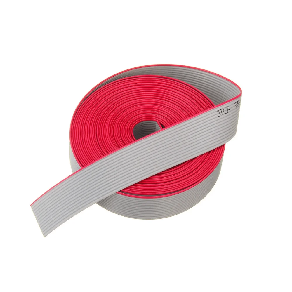 Cable Jumper Plano Cinta Ribbon Gris 10/14/16 Hilos x Metro - Imagen 3