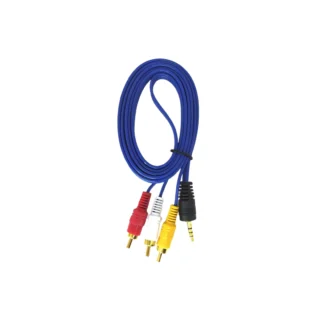 Cable de audio y vídeo RCA y plug P3 - Jack