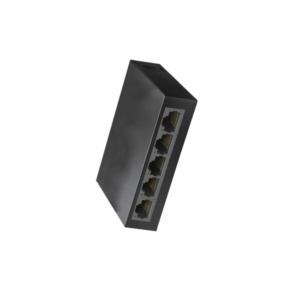 Switch de 5 Puertos Ethernet 10/100 Mbps Negro - Imagen 3