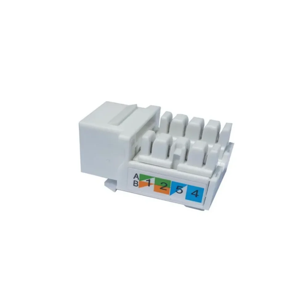 Acoplador RJ45 Cat5e Blanco - Imagen 2