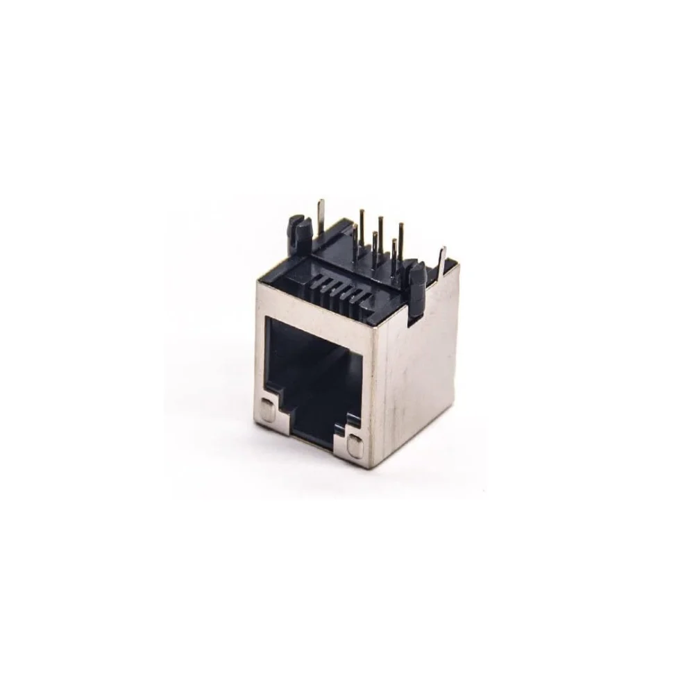 Conector RJ12 Blindado 90° 6P6C Montaje PCB