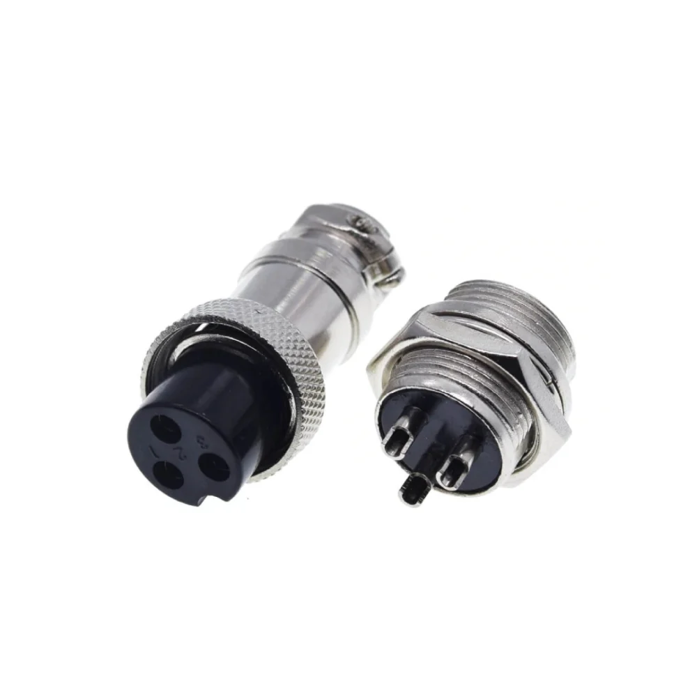 Conectores Metálicos de Aviación GX16 (2PIN a 8PIN) - Imagen 7