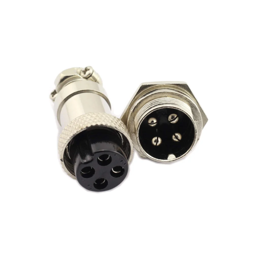 Conectores Metálicos de Aviación GX16 (2PIN a 8PIN) - Imagen 6