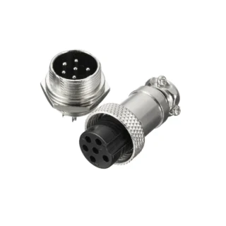 Conectores Metálicos de Aviación GX16 (2PIN a 8PIN)