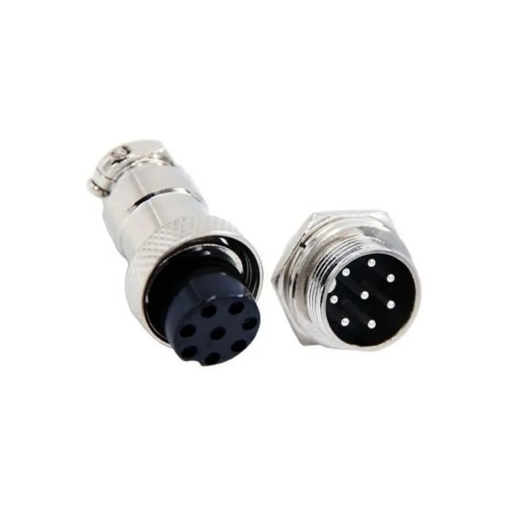Conectores Metálicos de Aviación GX16 (2PIN a 8PIN) - Imagen 2