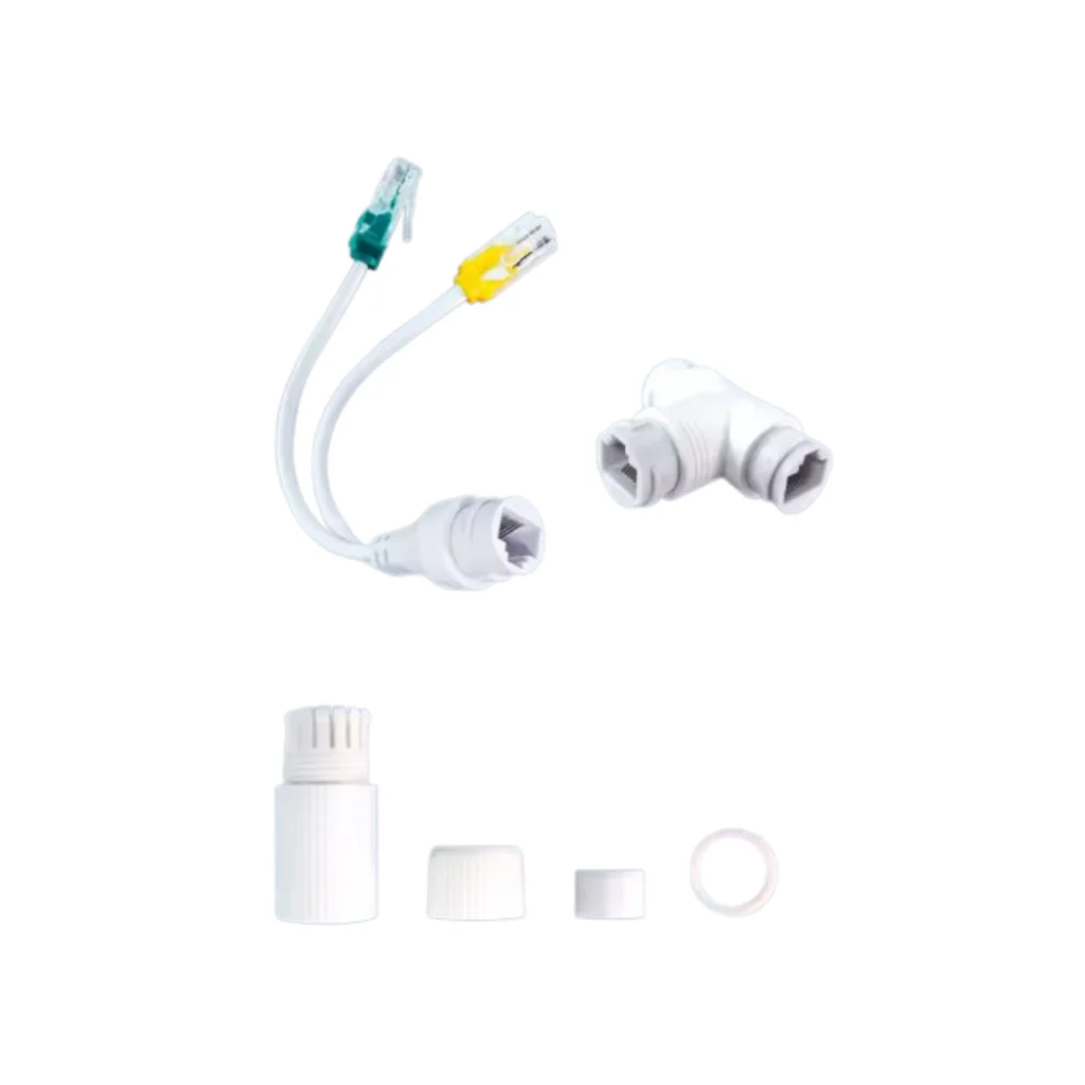 Divisor 2 Líneas RJ45 (Adaptador POE 2 en 1)
