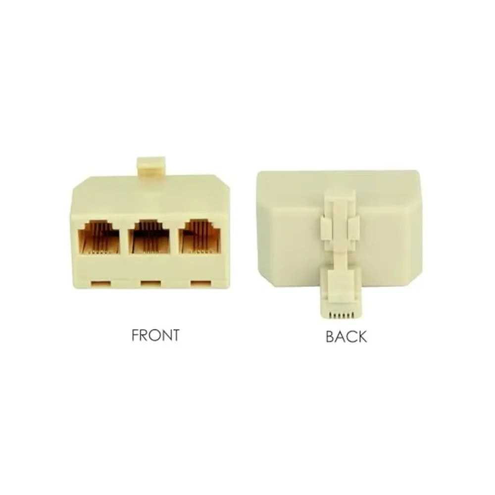 Adaptador RJ11 1 a 3 para Línea Telefónica - Imagen 2